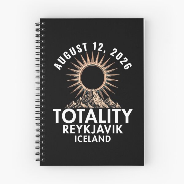 Item preview, Solar Eclipse Reykjavik 2026 August 12 | Iceland Total Eclipse Design designed and sold by Teetreasure2.