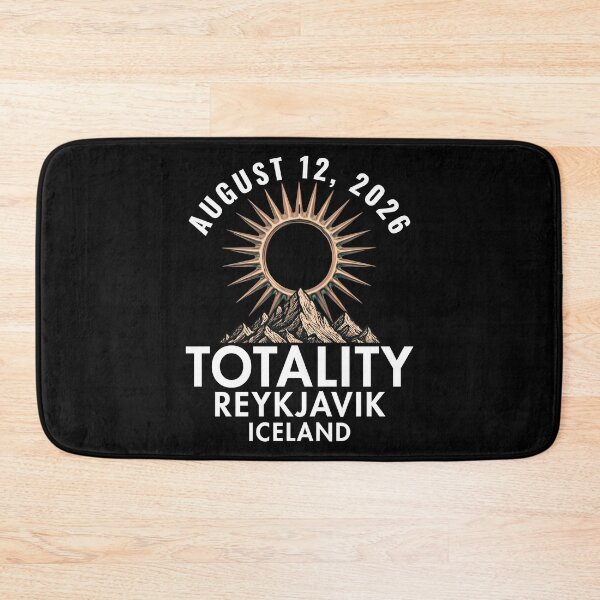 Item preview, Solar Eclipse Reykjavik 2026 August 12 | Iceland Total Eclipse Design designed and sold by Teetreasure2.
