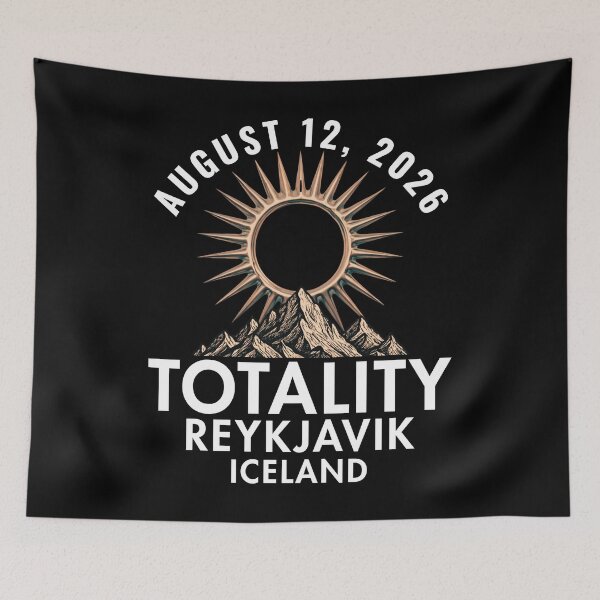 Item preview, Solar Eclipse Reykjavik 2026 August 12 | Iceland Total Eclipse Design designed and sold by Teetreasure2.