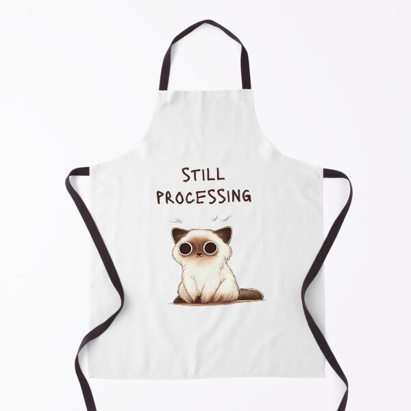 Item preview, Still Processing Cat Design for Overwhelmed Low Energy Days designed and sold by Drawian Studio.