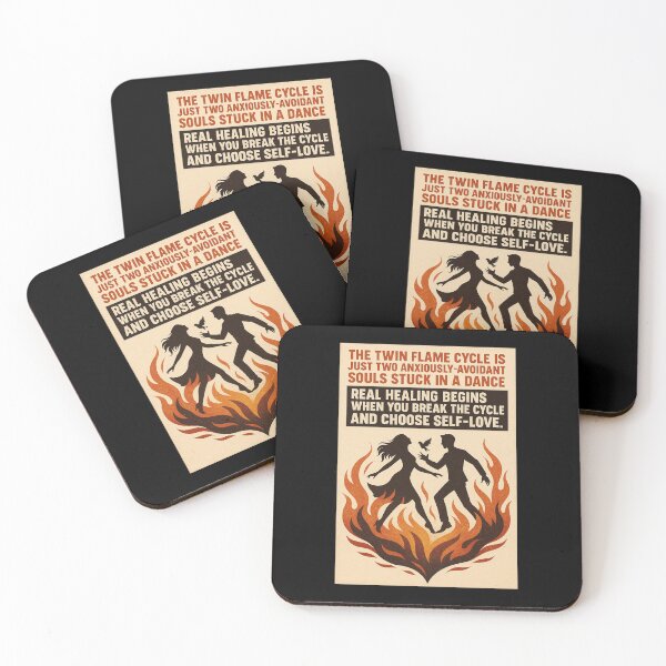 Item preview, Twin Flames Are False – Anxious Avoidant Narc–Empath Dance, Choose Self Love designed and sold by Earth Nature Creations.