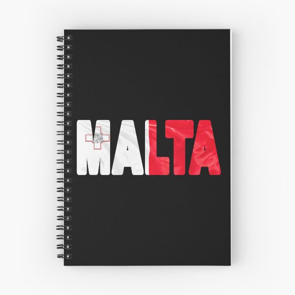 Item preview, MALTA - Flag Flying in Wind cut to Letters Souvenir Sticker Shirt designed and sold by Adam Gormley.