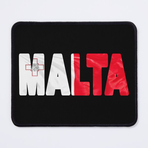 Item preview, MALTA - Flag Flying in Wind cut to Letters Souvenir Sticker Shirt designed and sold by Adam Gormley.