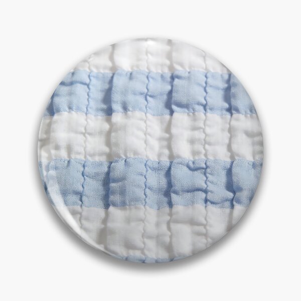 Item preview, Soft Blue and White Striped Seersucker Fabric Texture designed and sold by Boundless PixelForge.