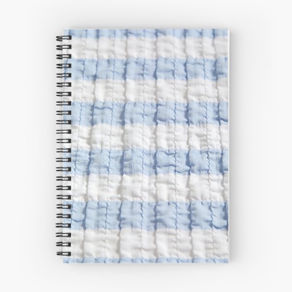 Item preview, Soft Blue and White Striped Seersucker Fabric Texture designed and sold by Boundless PixelForge.