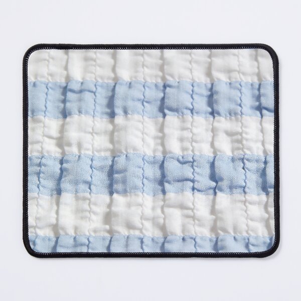 Item preview, Soft Blue and White Striped Seersucker Fabric Texture designed and sold by Boundless PixelForge.