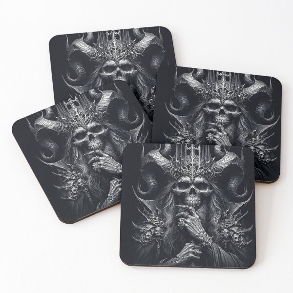 Item preview, Skull King of the Dead designed and sold by GalleryBrisArt.