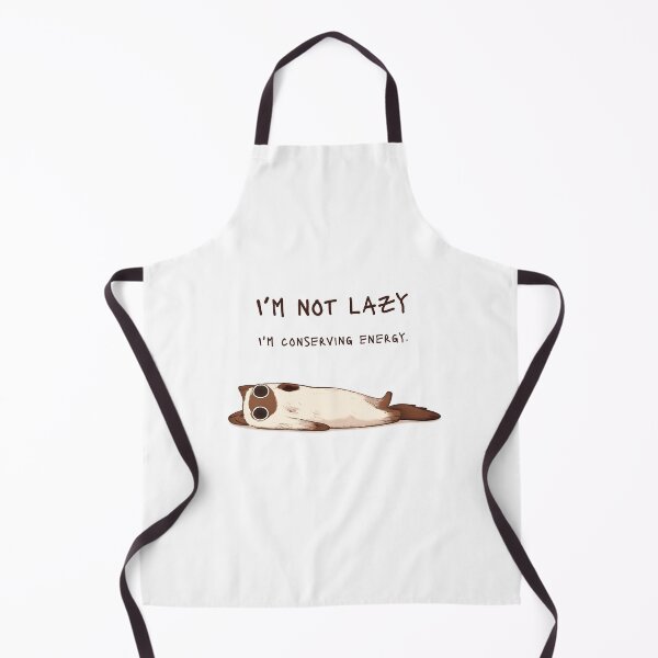Item preview, Not Lazy Just Conserving Energy Sarcastic Cat Design designed and sold by Drawian Studio.