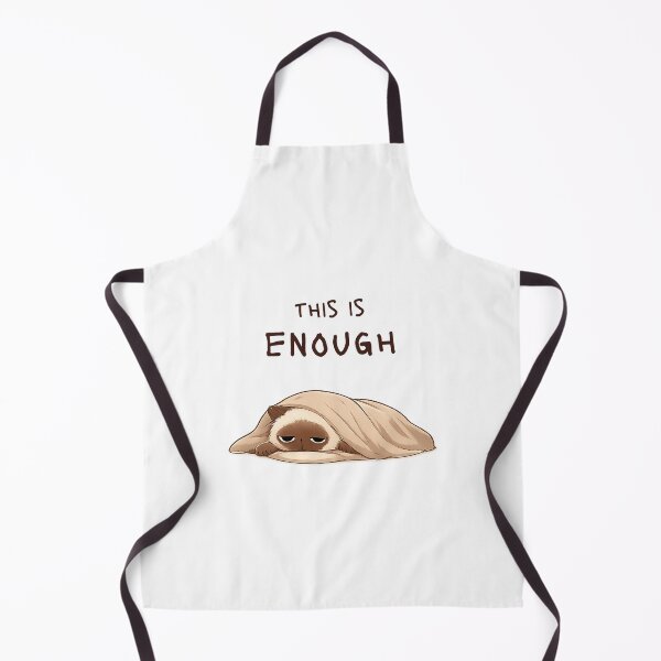 Item preview, This Is Enough Cat Design for Low Energy Days designed and sold by Drawian Studio.