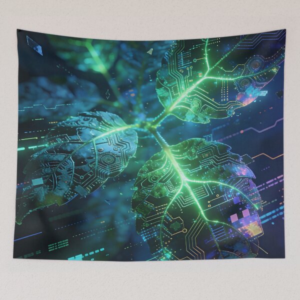Item preview, A Futuristic Digital Plant. designed and sold by Boundless PixelForge.