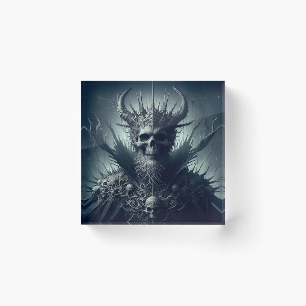 Item preview, Skull King of the Dead designed and sold by GalleryBrisArt.