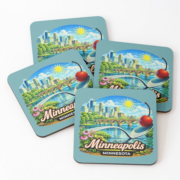 Item preview, Minneapolis, Minnesota / Spoonbridge and Cherry designed and sold by Myra365Art.