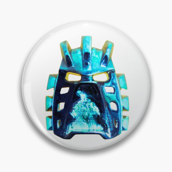 Aperçu de l'œuvre Masque bleu inspiré de Bionicle créée et vendue par Order of Stego.