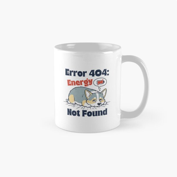 Artikelvorschau, Fehler 404 Energie nicht gefunden Corgi Lustiger Technikhund entworfen und verkauft von SultaniCOAU.