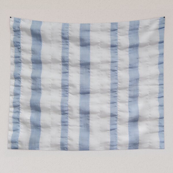 Item preview, Blue and White Striped Seersucker Fabric Texture designed and sold by Boundless PixelForge.