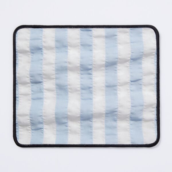 Item preview, Light Blue and White Striped Fabric Texture designed and sold by Boundless PixelForge.
