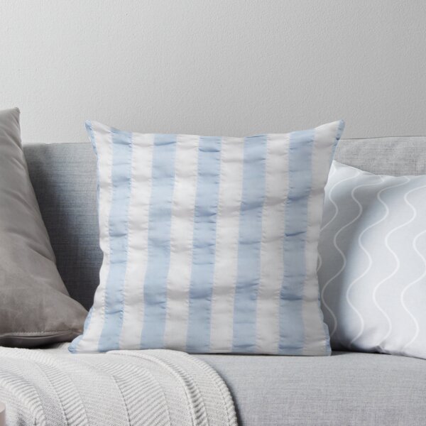 Item preview, Light Blue and White Striped Fabric Texture designed and sold by Boundless PixelForge.