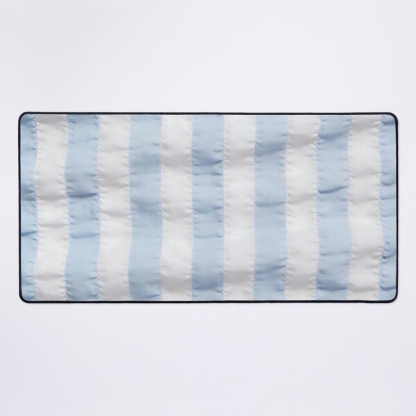 Item preview, Light Blue and White Striped Fabric Texture designed and sold by Boundless PixelForge.