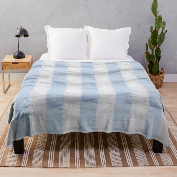 Item preview, Light Blue and White Striped Fabric Texture designed and sold by Boundless PixelForge.