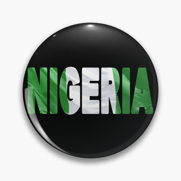 Item preview, NIGERIA - Flag Flying in Wind cut to Letters Souvenir Sticker Shirt T-Shirt designed and sold by Adam Gormley.