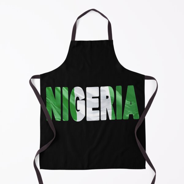 Item preview, NIGERIA - Flag Flying in Wind cut to Letters Souvenir Sticker Shirt T-Shirt designed and sold by Adam Gormley.