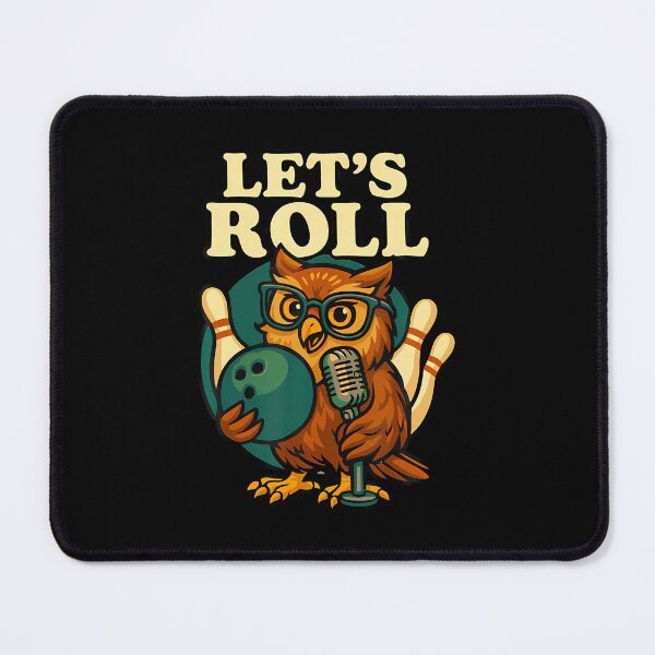 Item preview, Funny Bowling Owl Let's Roll designed and sold by heupelipocko.