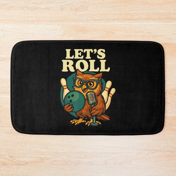 Item preview, Funny Bowling Owl Let's Roll designed and sold by heupelipocko.