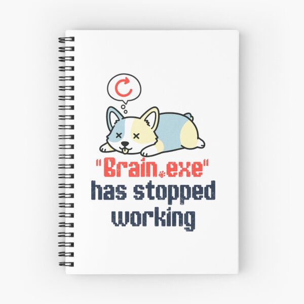 Item preview, Brainexe Has Stopped Working Corgi Pixel Art Tech designed and sold by SultaniCOAU.