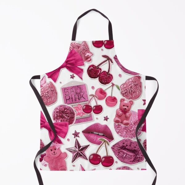 Item preview, Pink Coquette Aesthetic Disco Cherry Collage Pattern designed and sold by LakLuxe studio .