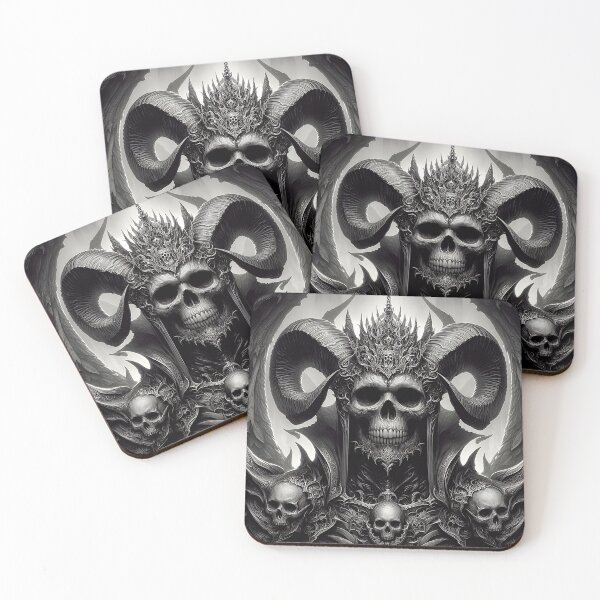 Item preview, Skull King of the Dead designed and sold by GalleryBrisArt.