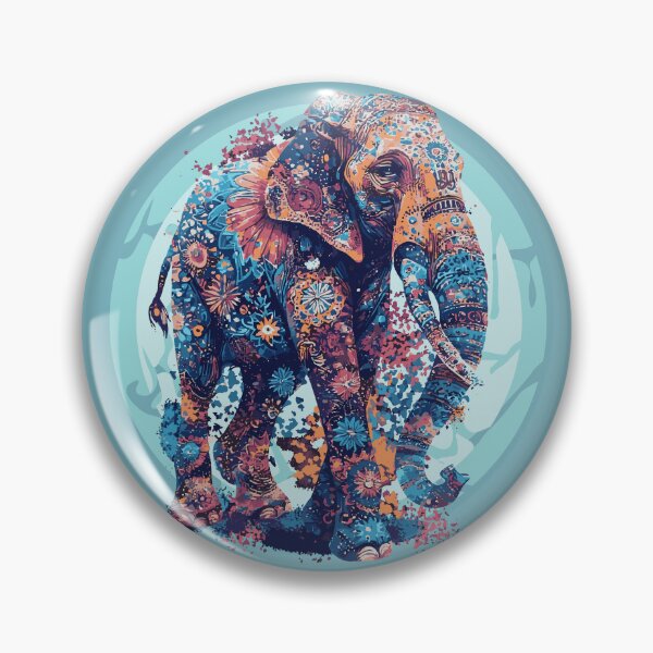 Item preview, Bloomed Elephant Spirit designed and sold by Way-Of-Art.