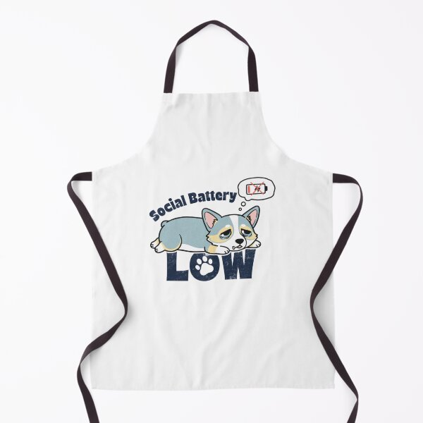 Item preview, Social Battery Low Cute Corgi Tired Dog Aesthetic designed and sold by SultaniCOAU.