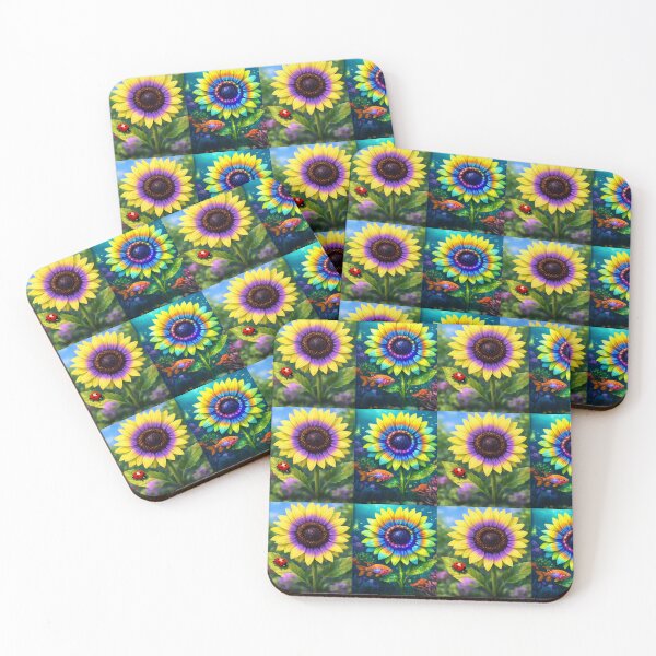 Item preview, Sun Flower in Pigeon and Zebra Fish View designed and sold by AwesomeDigiShop.