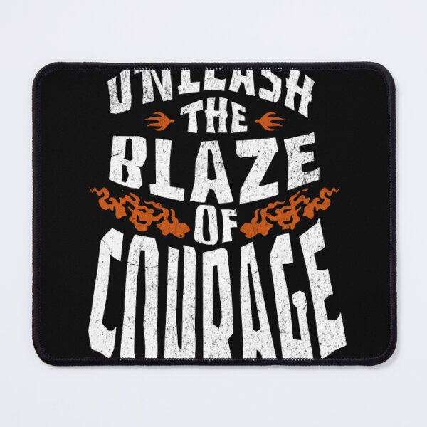 Item preview, Hardcore Inspirational Quote Blaze of Courage Modern Graphic Design designed and sold by GenZFashion000.