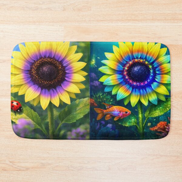 Item preview, Sun Flower in Pigeon and Zebra Fish View designed and sold by AwesomeDigiShop.