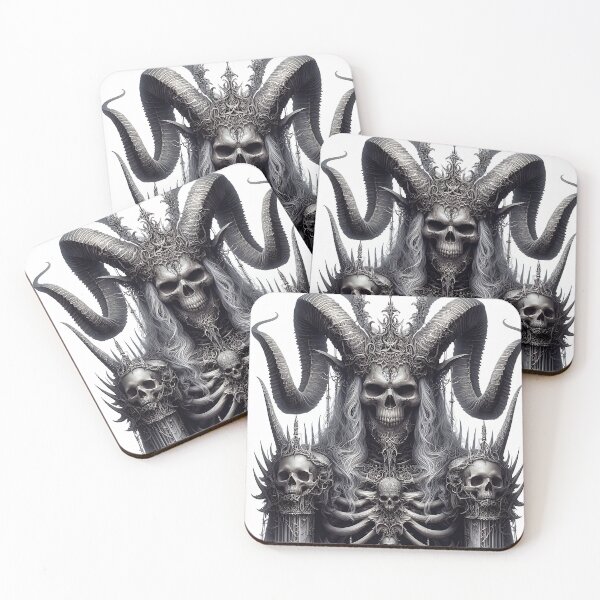 Item preview, Skull King of the Dead designed and sold by GalleryBrisArt.
