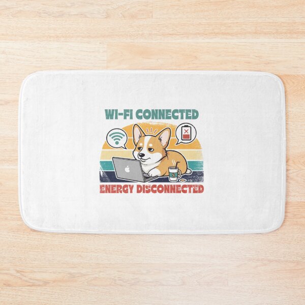 Item preview, Wi Fi Connected Energy Disconnected Corgi Funny Re designed and sold by SultaniCOAU.