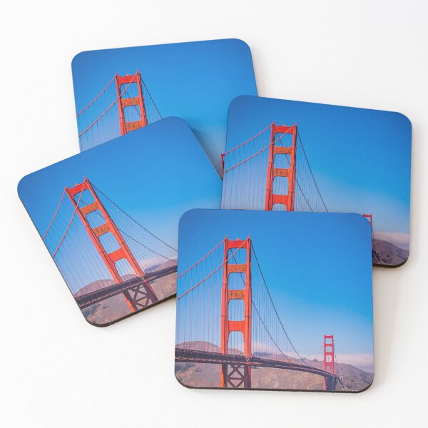 Item preview, Iconic Golden Gate Bridge Tower Against Blue Sky designed and sold by far997.