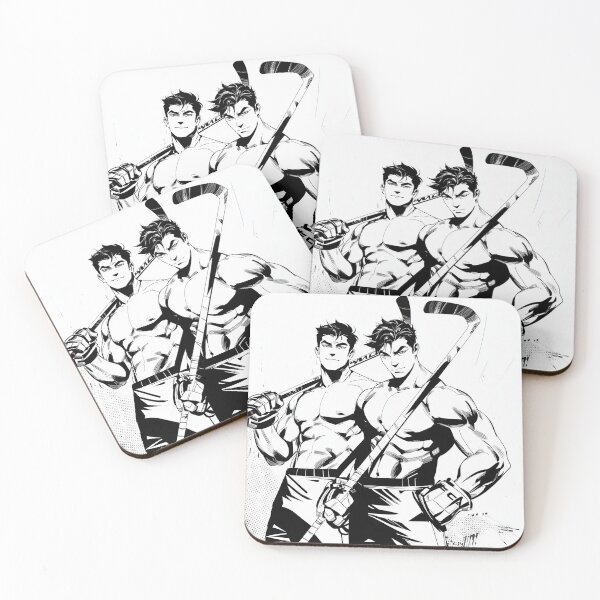 Item preview, B&W Heated Rivalry manga designed and sold by TotorosDreams.