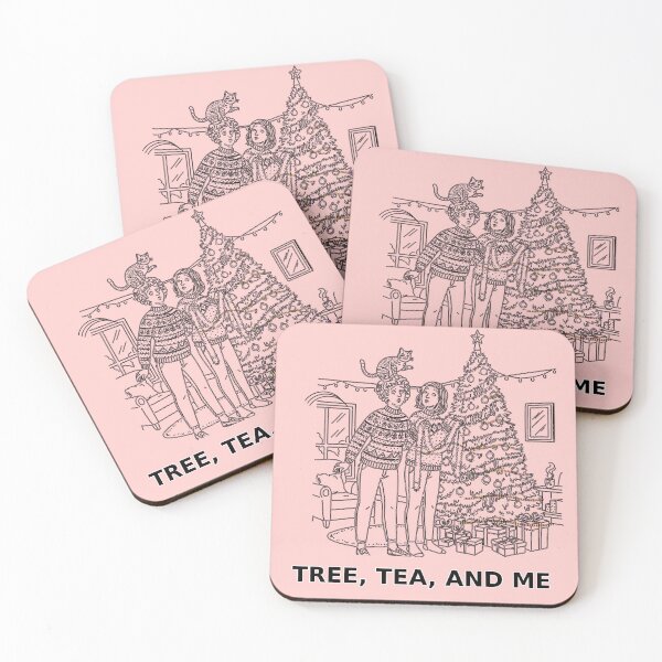Item preview, Tree, Tea, and Me – Cozy Lesbian Christmas Tree Decorating  designed and sold by Elando1212.