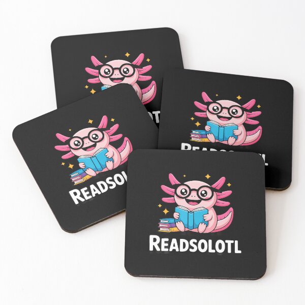 Item preview, Readsolotl Pink Kawaii Axolotl Book Lover Funny Reading designed and sold by HerbertKuhn112.