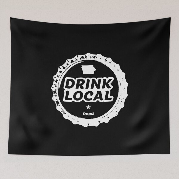Item preview, Drink Local Iowa Craft Beer Bottle Cap designed and sold by graf1k.