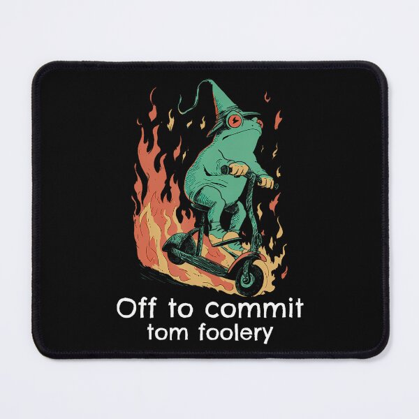 Item preview, Off To Commit Tom Foolery Frog Sarcasm Funny Men Boys Girls designed and sold by HerbertKuhn112.