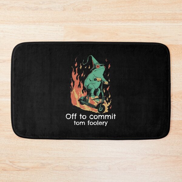 Item preview, Off To Commit Tom Foolery Frog Sarcasm Funny Men Boys Girls designed and sold by HerbertKuhn112.