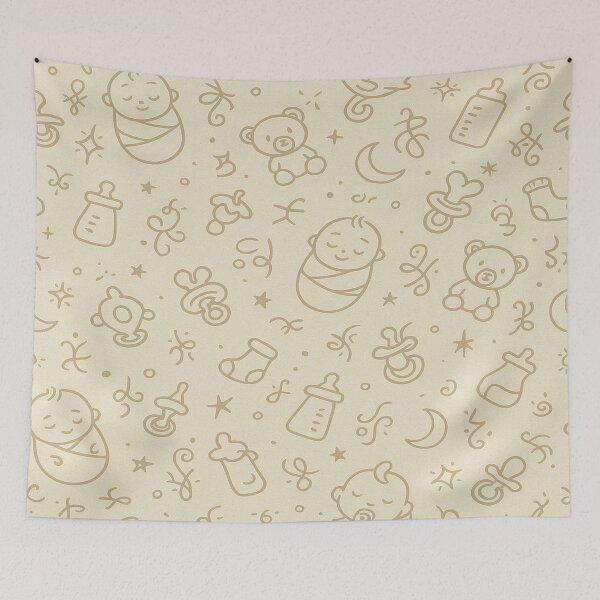 Item preview, Baby Soft Sigil – Swaddle & Star Pattern designed and sold by Theetherhaven.