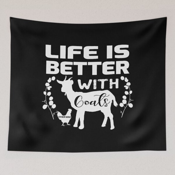 Item preview, Funny Life Is Better With Goats Chickens Cute Lover Farming designed and sold by HerbertKuhn112.