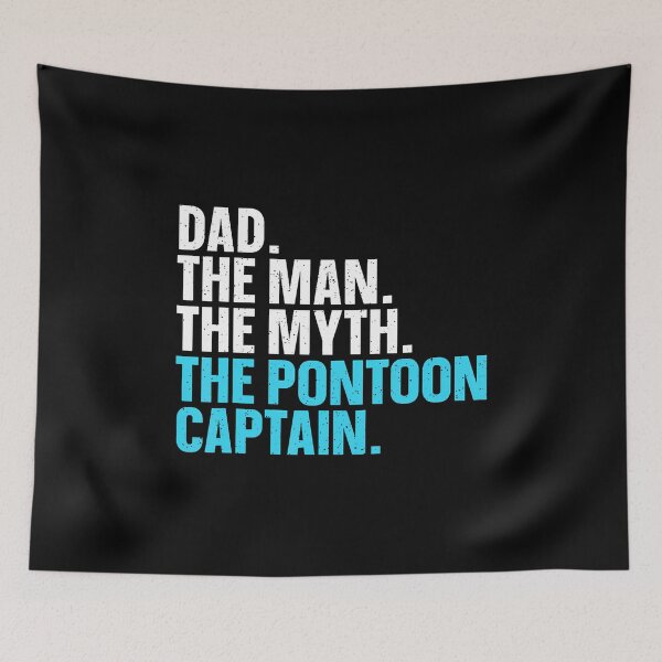 Item preview, Funny Pontoon Dad Art For Men Boating Pontoon Boat Captain designed and sold by scottsurswab.
