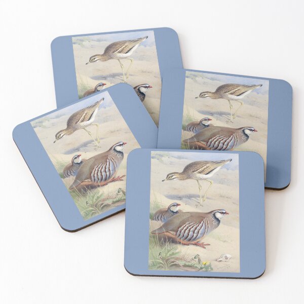 Item preview, Archibald Thorburn: A Stone Curlew and a Pair of French Partridge designed and sold by Tridentulus.