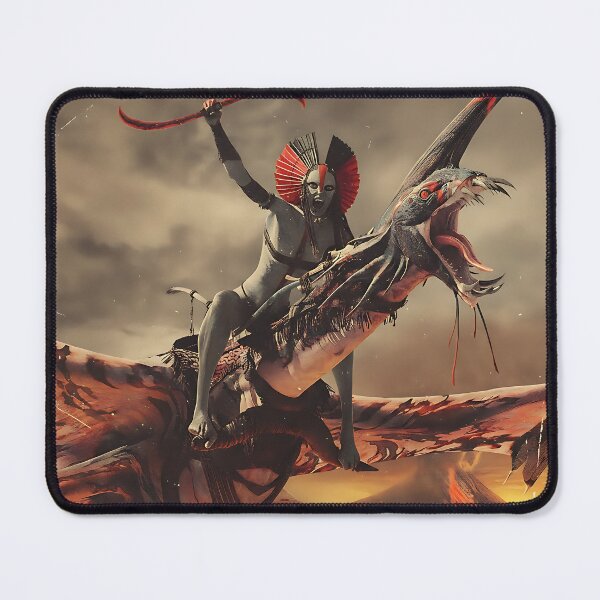 Item preview, The Sky Hunters - Vintage Sci-Fi Warrior Poster designed and sold by iwzzuel.