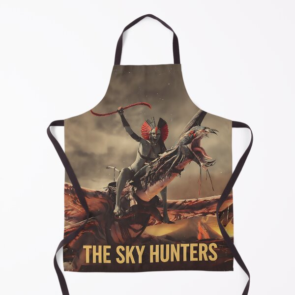 Item preview, The Sky Hunters - Vintage Sci-Fi Warrior Poster designed and sold by iwzzuel.